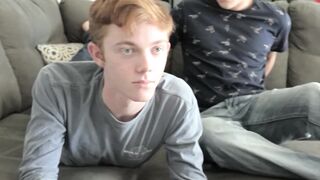 Kinky twink Andrew Lee spreads his sexy legs for hard cock