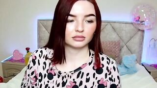Beautiful amateur ginger babe on webcam