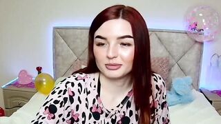 Beautiful amateur ginger babe on webcam
