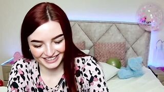 Beautiful amateur ginger babe on webcam