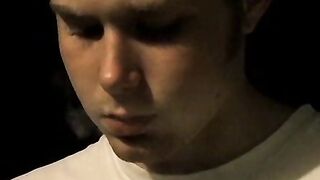 Innocent young Billy Da Kidd loves smoking and exercising his long big cock