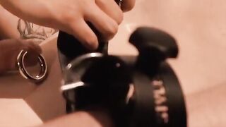 Jock Axels smooth ass got examined in depth in a rough fisting by handsome Master Ron