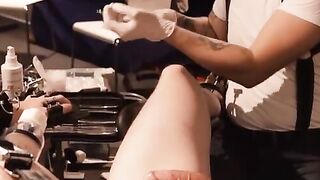 Jock Axels smooth ass got examined in depth in a rough fisting by handsome Master Ron