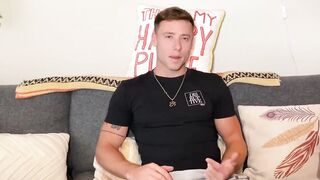 Justin Mathews and Hayden Wuld kissed passionately before having a hot anal sex