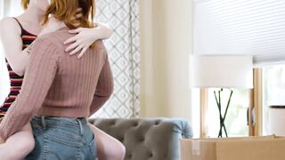 Redhead Madi Collins moan became a fuel that made me lick her pussy more aggressively
