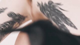 Sinn Sage greedily devoured the trans dick of Sexy barber Lena Moon while on her stra