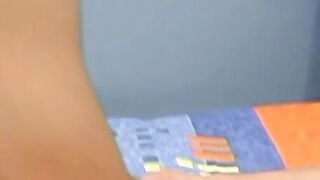 Latino twink barebacks his lover and sprays cum on his ass