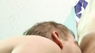 Handsome amateur Young Joe sucked off before cumming