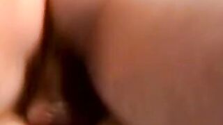 Skinny bi dude rammes his chubby lady friend and cums