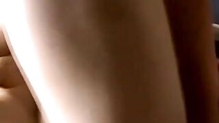 Skinny bi dude rammes his chubby lady friend and cums