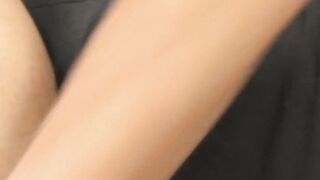 Nathan uses realistic dildo while jerking off on big bed