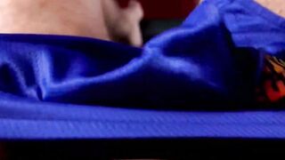 Tall and lean Dakota Wonders reaches down his shorts to pull out his jerking tool
