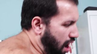 Urologist Christian Ace examines and bangs his handsome step dad