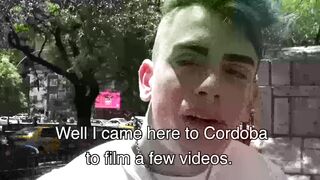 Sexy wavy haired Frederico Del Rey rides my cock after sucking it