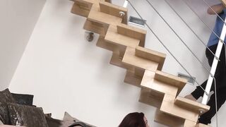 Dick hungry milf Kate Rider sucks skinny step sons huge cock