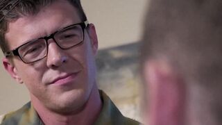 Hunky JJ Knight anal breeds his cute colleague Fane Roberts