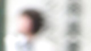 Cute Japanese school girl solo pussy plays outdoor