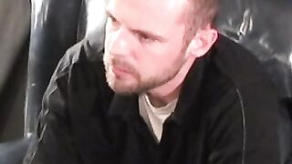 Horny amateur jerks off his big throbbing cock in hot solo