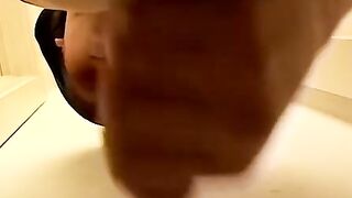 Blinx jacking his cock to full hardness inside his bedroom