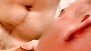 Mature homo offers his ass and mouth to a young amateur