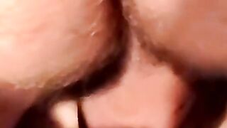 Amateur barebacked by older man before cumming in his mouth