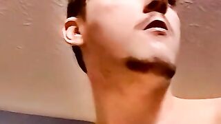 Amateur barebacked by older man before cumming in his mouth