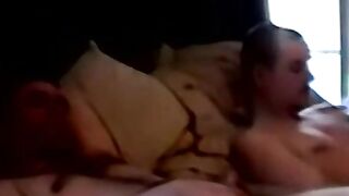 Rock hard hairy cock amateur gets hot passionate blowjob