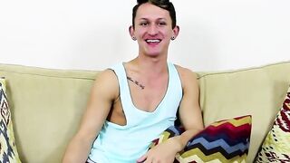Certain and hot twink Jessie Douglas gets a little assistance