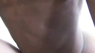 Casey instinctively backs away when this mega hung black friend Freddie takes over
