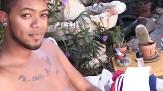 Black attractive dude Rick Pico loves to showcase his cock plowing skills