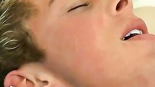 Sexy blowjob action for the massive cock handsome boy Mike Roberts