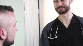 Stepbrother Jake Alexander and Jax Atwell plays doctor and examine their ass and dick