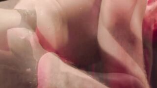 Brian's toes curl as Tony uses several fingers to stuff Brian's ass with lubricant. P