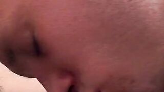 Smoking twink spreads wide for his frat buddys cock