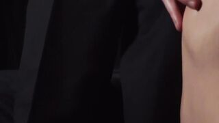 DisposedBoys.com - Austin Young & Legrand Wolf - Suited Legrand Wolf rimmed and pumpe