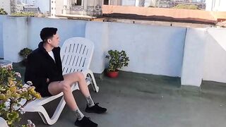 LatinoJuice.com - Leo Blue & Dimitri Star - Latino babe Dimitri Star gobbles Leo Blue