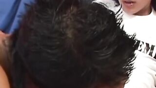 Big dick latino twink anallizes his blindfolded friend