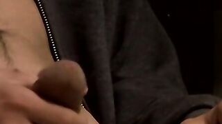 Throbbing cock straight teen Wiley moans while jerking off