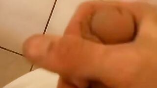 Straight thug Aaron showing off and jerking his big hard cock