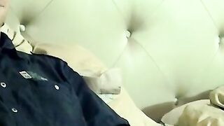 Straight deviant Nimrod masturbating with nipples teased