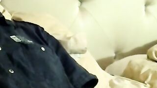 Straight deviant Nimrod masturbating with nipples teased