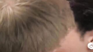 Unimposing twink groaning from delight after crude penetrating experience