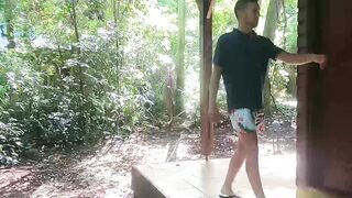LatinoJuice.com - Joel & Leo - Alluring teen Leo masturbates alone his hot throbbing