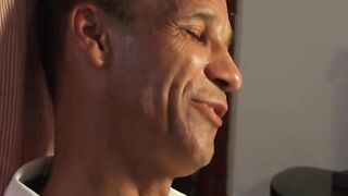 Horny hunk James gets penetrated by daddy Rodney Steele