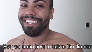 LatinoJuice.com - Thiago - Bearded cute guy Thiago loves the flavor of my uncut boner
