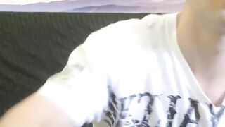 Nice bodied Zack Randall twerks in front of us before autofellatio
