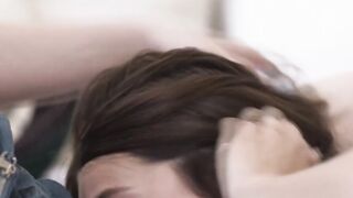 Big tits Maddy May banged by hot TS Gracie Jane