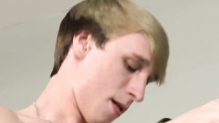 Tatted jock Eli Sky hammered slim James Stirling hungry ass