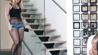 Gorgeous Candice Dare And Kim Gold get huge load of jizz