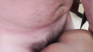 Skinny Asian teen fucked hard by hairy cock chubby daddy